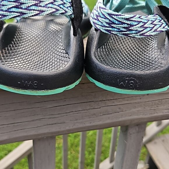 Chaco ZX/2 J105490 Dagger blue green hiking sandals size 8 - Picture 6 of 7
